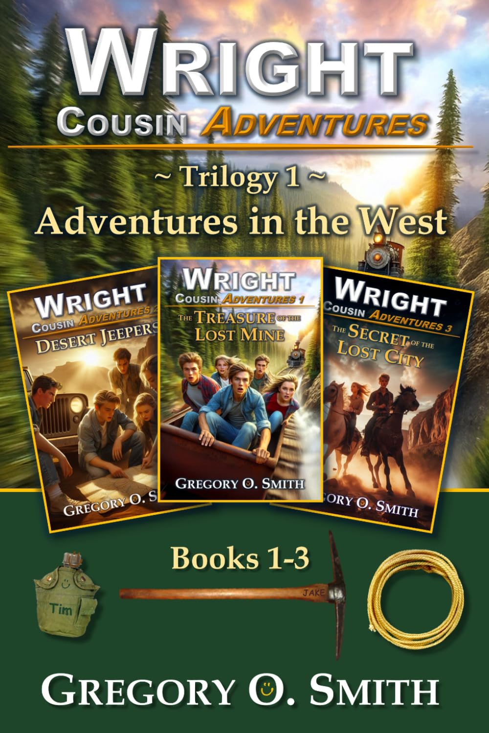 Wright Cousin Adventures Trilogy 1: Adventures in the West