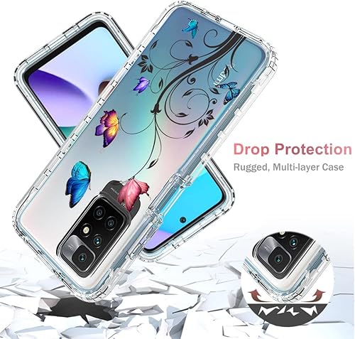 Miniatura 7 de Funda para Redmi 10 (20212022)Redmi 10 Prime con protector de pantalla de vidrio templado, cuerpo completo transparente con protección de diseño