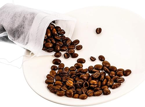 Miniatura 3 de 200 bolsas de filtro de té, bolsas de té vacías de hojas sueltas, bolsas de filtro de café desechables, bolsas de filtro con cordón para té y café,