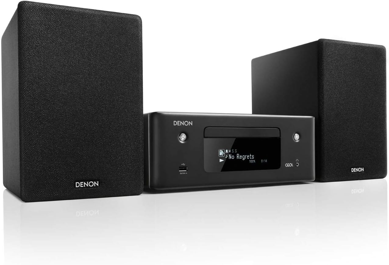 Denon Ceol N10 Wireless and CD HiFi System Black Amazon.co.uk