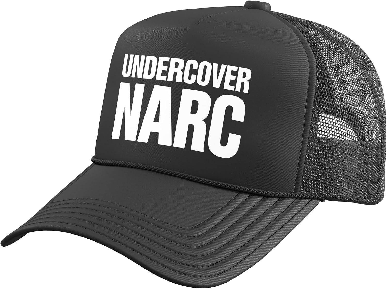 Best Undercover Art for Men Women Police Undercover Cop Trucker Hat with Adjustable Mesh Back