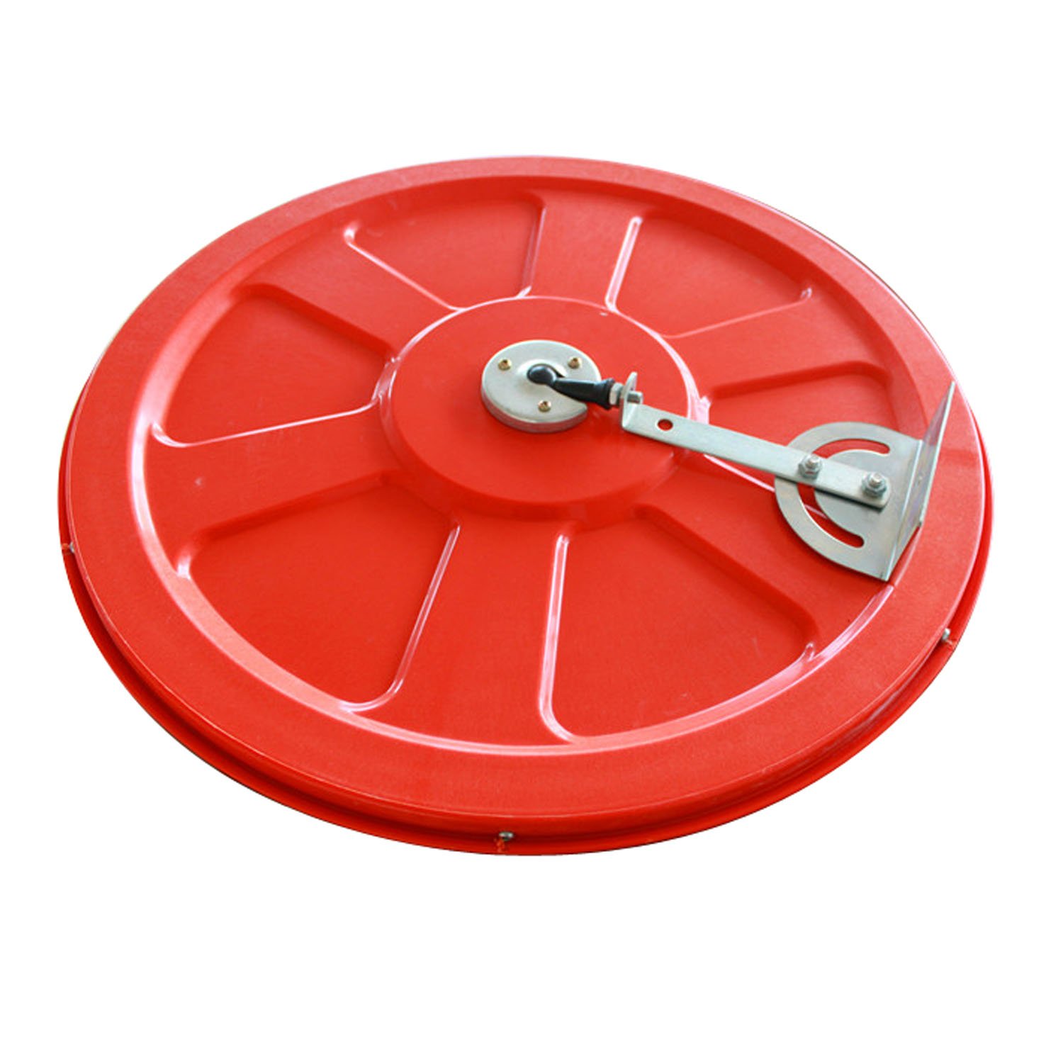 KATSU Miroir Routier Convexe, Miroir de Sécurité Convexe, Miroir Extérieur, Miroir de Surveillance, élimine les Angles Morts, pour Garages Allées Parkings (60cm, Supports Muraux)