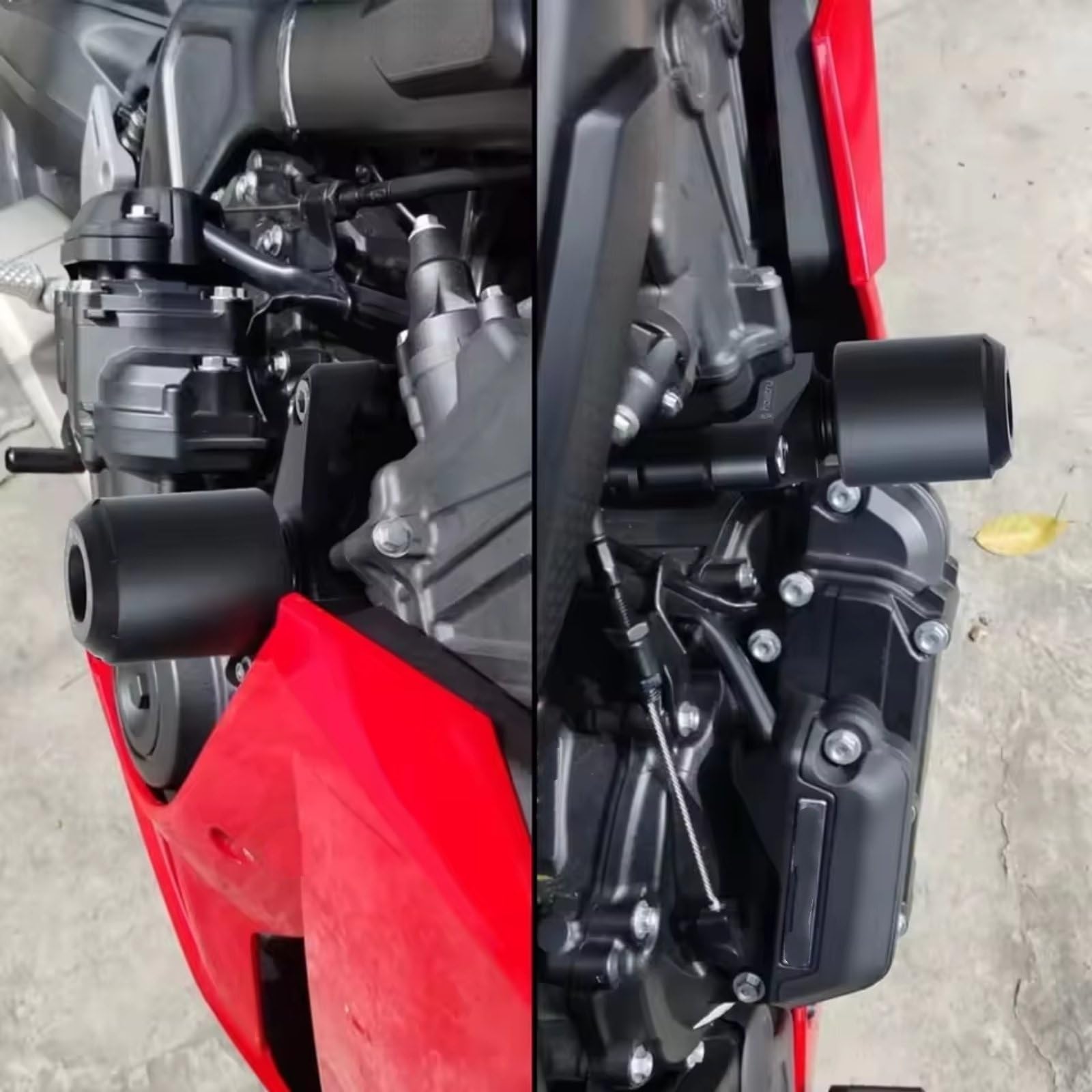 Compatible con Cbr650r para CBR650R para CB650R 2024-2026 Protector De Almohadillas Protectoras Deslizantes De Marco