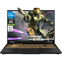 iCarp Customized Laptop Made with ASUS TUF F16 Gaming Laptop 16" WUXGA 165Hz 100% sRGB Intel 10-core i5-13450HX 16GB/32GB/64GB RAM 512GB/1TB/2TB/4TB SSD GeForce RTX 5050 440 Tops Thunderbolt Win11