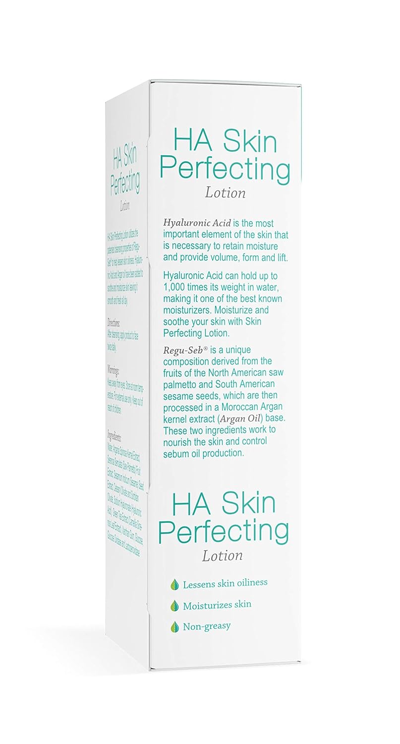 Hyalogic Episilk Hyaluronic Acid Skin Perfecting Lotion - Hydrating Face Moisturizer to Regulate Skin Oiliness - Hyaluronic Acid Moisturizer with Argan Oil Fl 1 Oz
