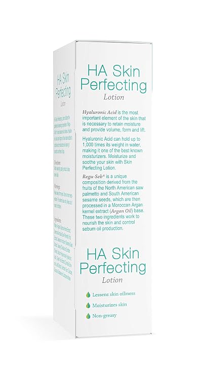 Hyalogic Episilk Hyaluronic Acid Skin Perfecting Lotion - Hydrating Face Moisturizer to Regulate Skin Oiliness - Hyaluronic Acid Moisturizer with Argan Oil Fl 1 Oz