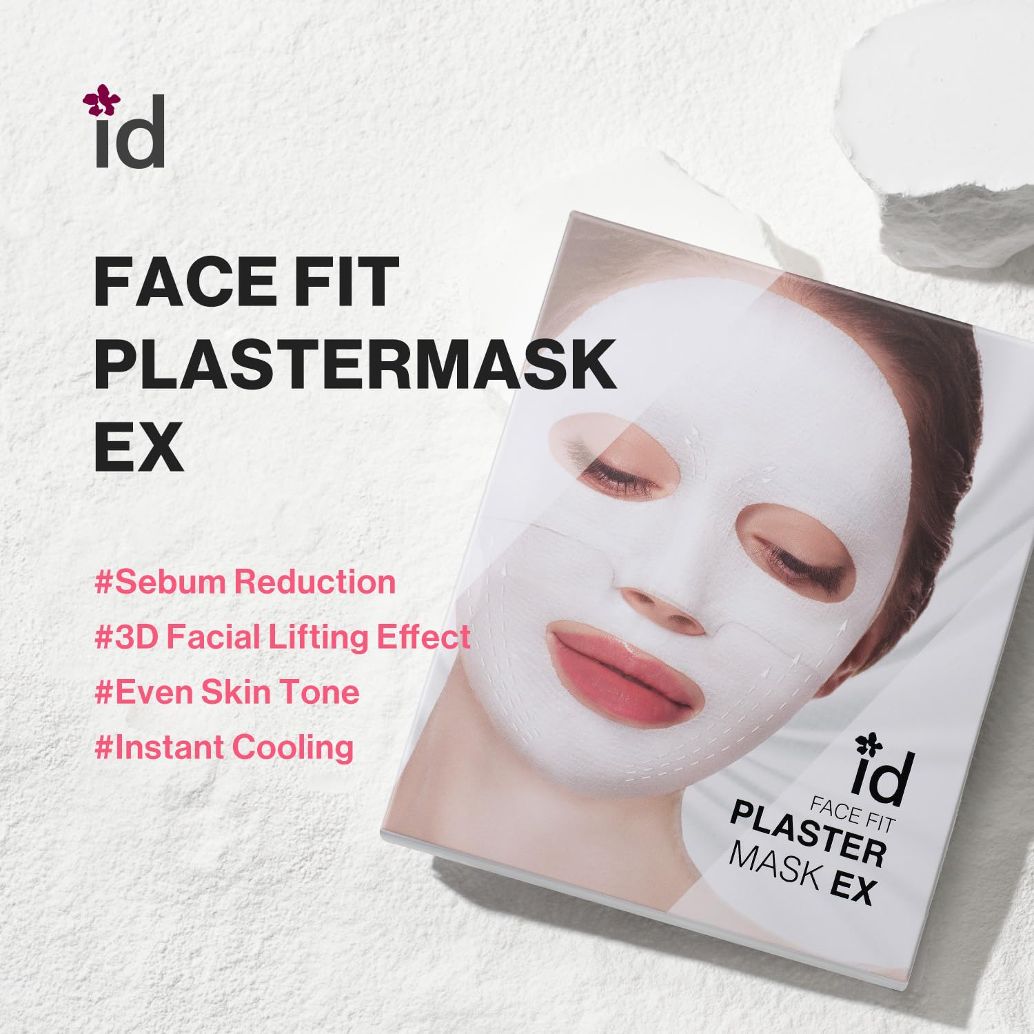Amazon.com : idplacosmetics ID FACE FIT PLASTER MASK EX (4 Sheets