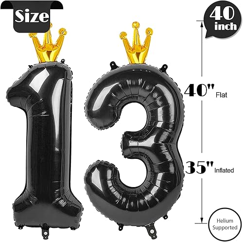 Miniatura 36 de Globo de número 5 de 40 pulgadas, globo de 5º cumpleaños, decoraciones de globos rosas de cinco años, globos de números 5, 15, 50, suministros