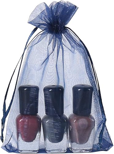 Miniatura 71 de HRX Package 100 bolsas de organza con cordón verde oliva, 4 x 6 pulgadas, bolsas de regalo de malla de caramelo, bolsas de joyería, bolsitas