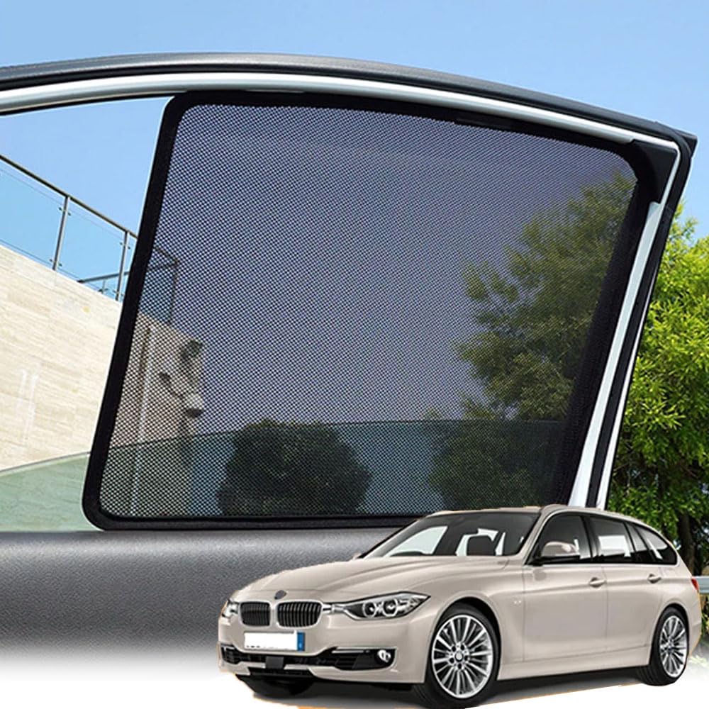 Tendine Parasole Auto per B-MW 3 Serie F31 Touring 2011-2019 F 31, Finestrini Laterali Posteriore Tende Oscuranti Vetri Block Raggi UV Protegge Bambini e Animali,1PCS Back