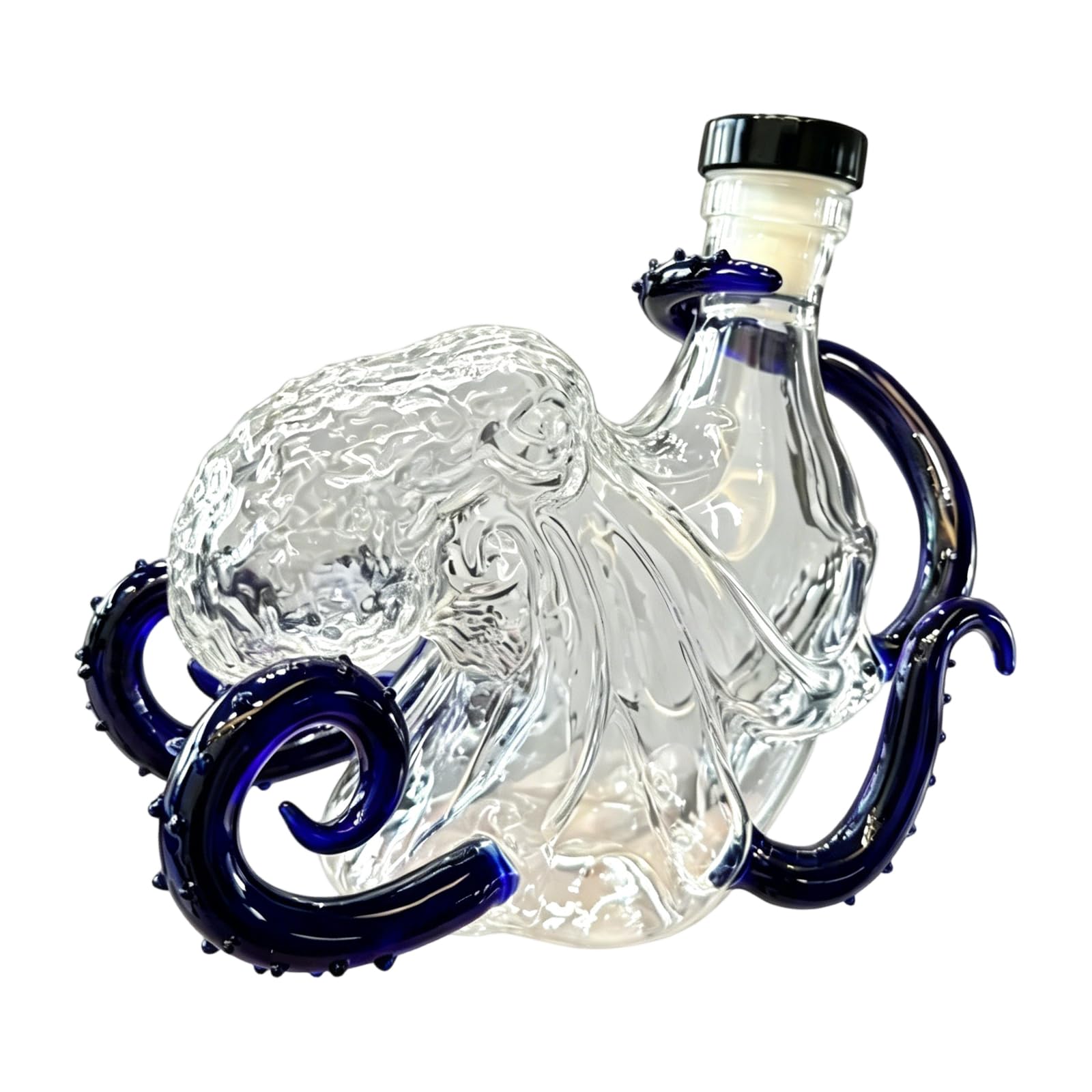 Jazuaiao Artistic Octopuses Glass Bottle for Travel Friendly Liquid Dispensing and Decorative Use 8Cm Diameter Artistic Scent Bottle