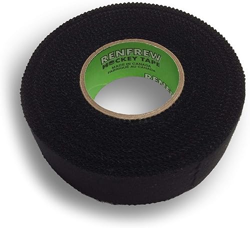 Renfrew Cinta de hockey de tela, 1" (negro XT, 59.1 ft)