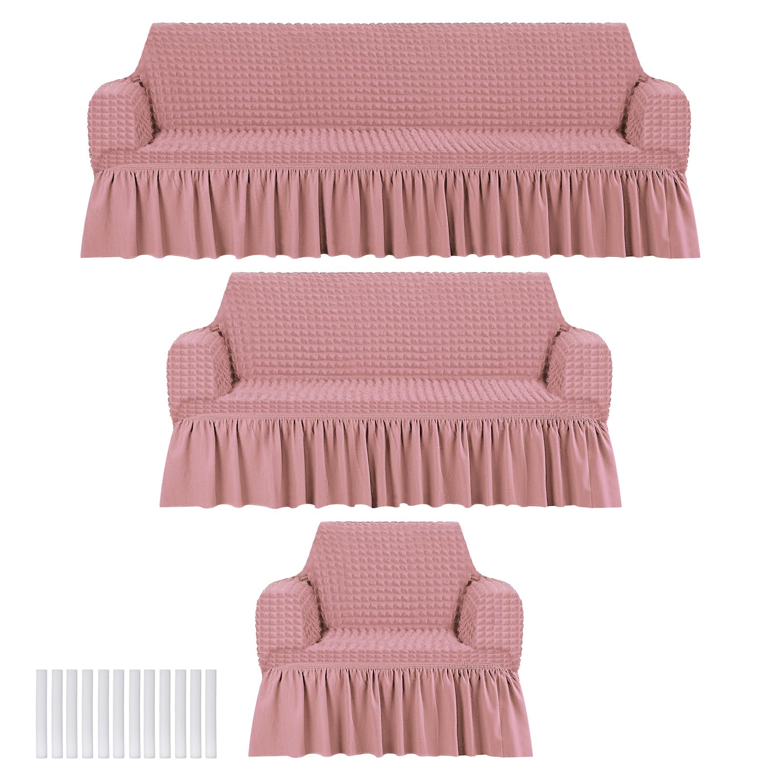 Photo 1 of Fanfanwin 3-Piece Sofa Slipcover Set
