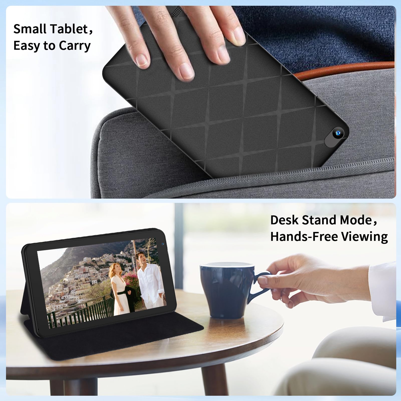 Amazon.co.jp: NEWISION 7インチタブレット ケース付き ファイブコア