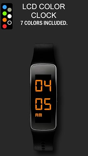 24/12 Lcd Clock For Gear Fit #TOP6