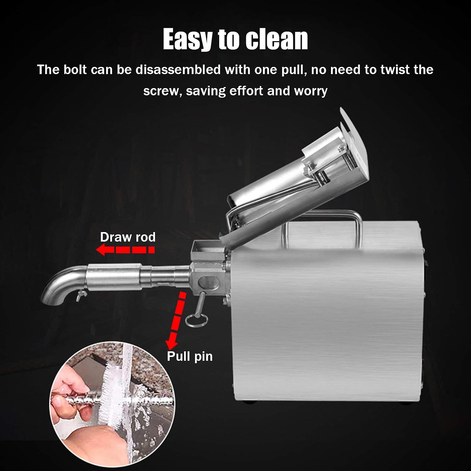 AIZYR Electric Automatic Oil Press Extractor - Kitchen Stainless Steel Oil Press Machine with Dual Cooling System for Coconut Walnut Peanut,EU Plug