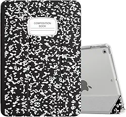 MoKo Capa para iPad 10.2 iPad 9ª geração 2021/iPad 8ª geração 2020/iPad 7ª geração 2019, capa inteligente com suporte fino para iPad de 10,2 polegadas, despertar/hibernar automaticamente, notebook