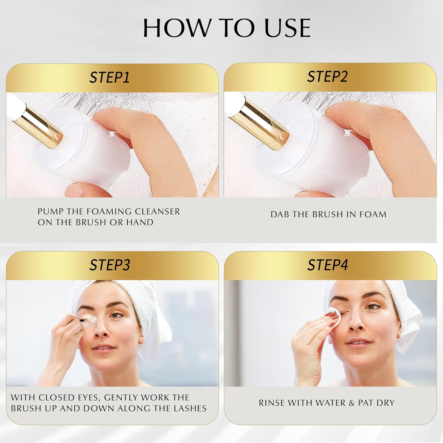 Lash Shampoo Bulk 2 Liters, Eyelash Cleanser for Extensions, Gentle Sodium Cocoyl Alaninate Formula for Sensitive Skin, Non-Irritating Makeup Remover, Best for Salon and Home Use (2L)