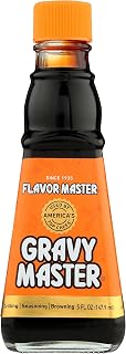 Gravy Master Fat-Free Browning Sauce & Seasoning, 5oz with Recipe Booklet & Brush - Pack of 12