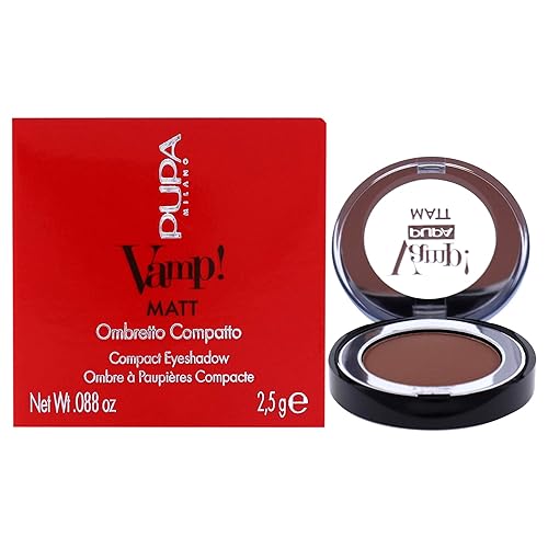 Miniatura 10 de Pupa Milano Vamp! Matt Compact Eyeshadow 030 Desert Nude - Sombra compacta, mate, suave, mezclable, impresionante, colorida, pigmentada, sin