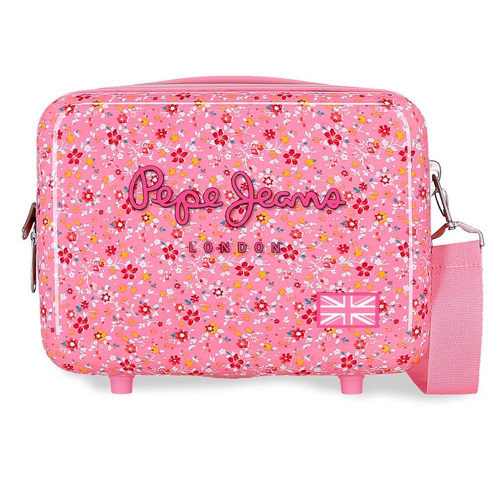 Pepe Jeans Alenka Rosa Nececer Adaptable Rosa 29x21x15 cms Rígido ABS 9,14L 0,83 kgs by Joumma Bags