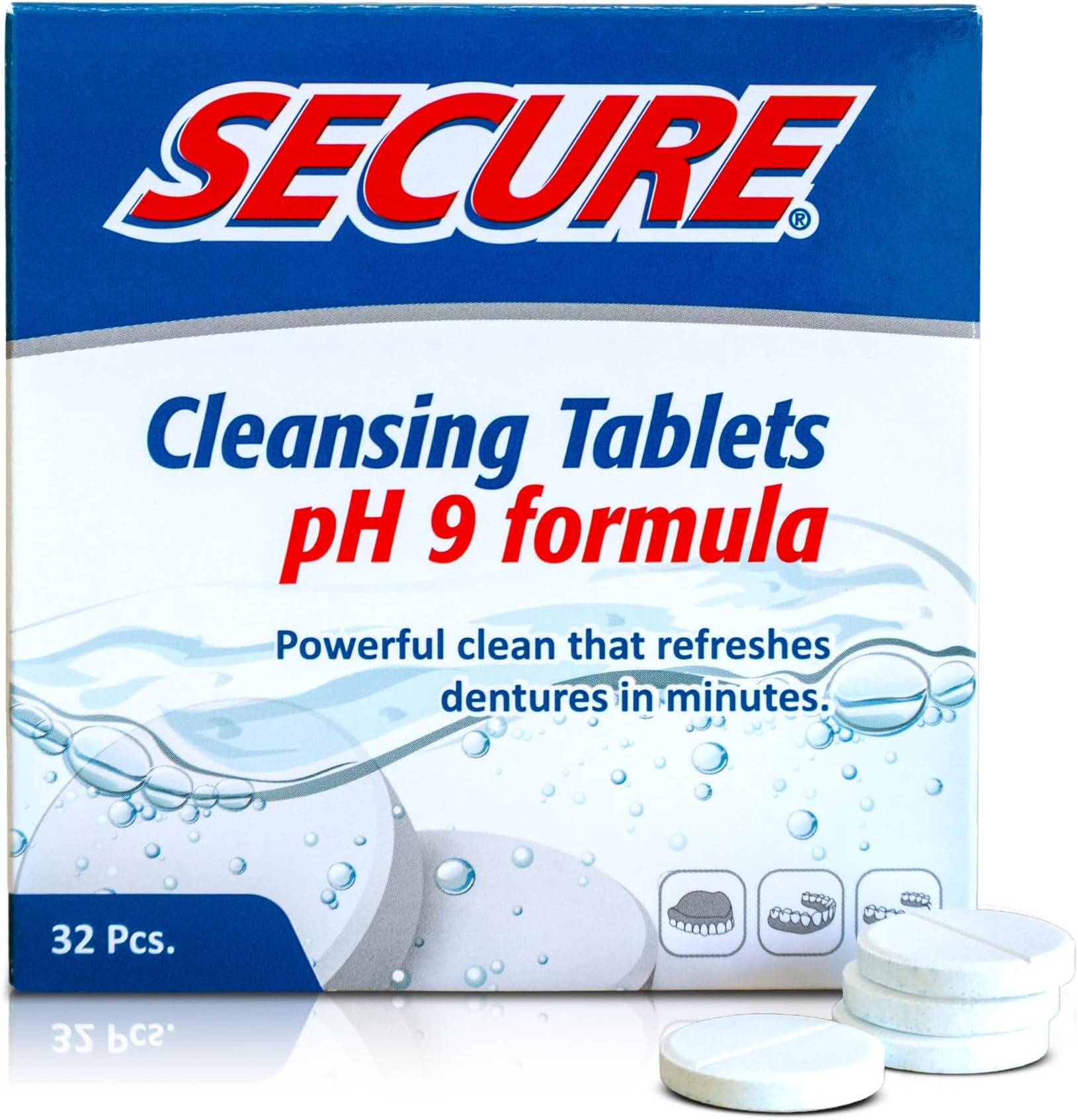Secure Denture Cleansing Tablets 32 tabs