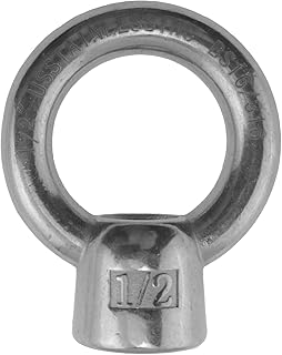 US STAINLESS Stainless Steel 316 Lifting Eye Nut 1/2