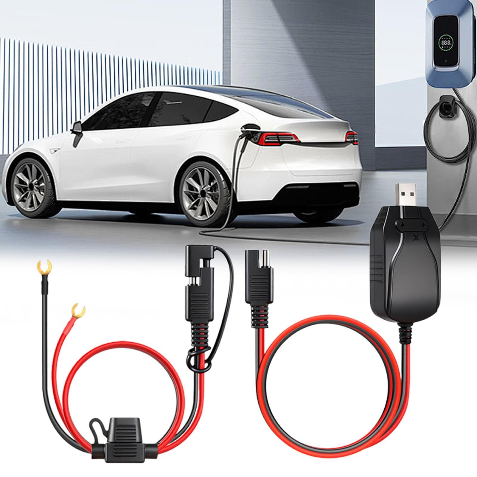 Cargador De Motocicleta 12V USB Mantenedor Inteligente De Alimentación