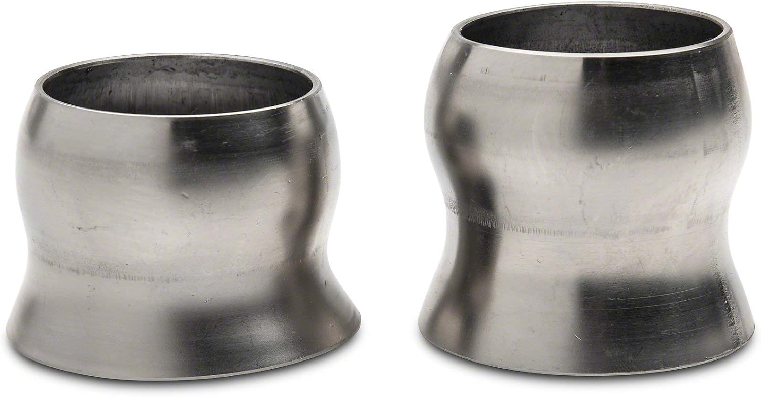 RED ROCK 4x4 Exhaust Spacer Kit for 2.5+ Inch Lift fits Jeep Wrangler JK 2012-2018