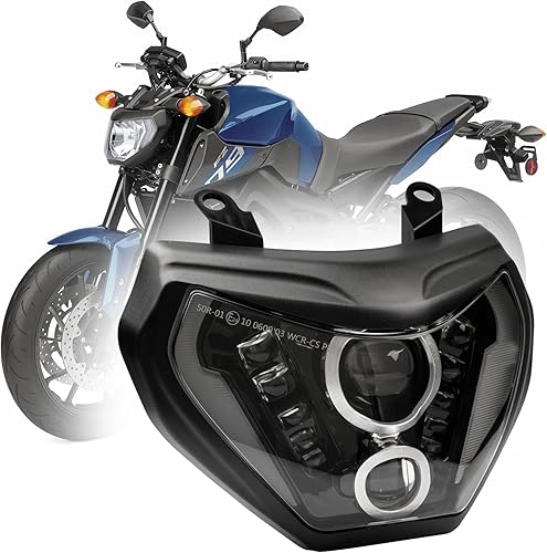 Miniatura 8 de Conjunto de faros delanteros LED para motocicleta Yamaha FZ09 MT09 2014 2015 2016 LED proyector faros con DRL luz diurna MT 09 FZ 09 Accesorios