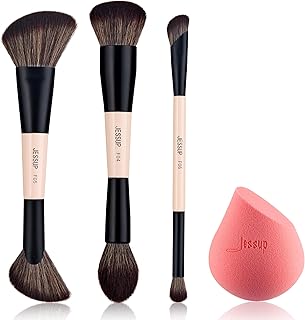 Jessup Cepillos de maquillaje de cara T508 in...
