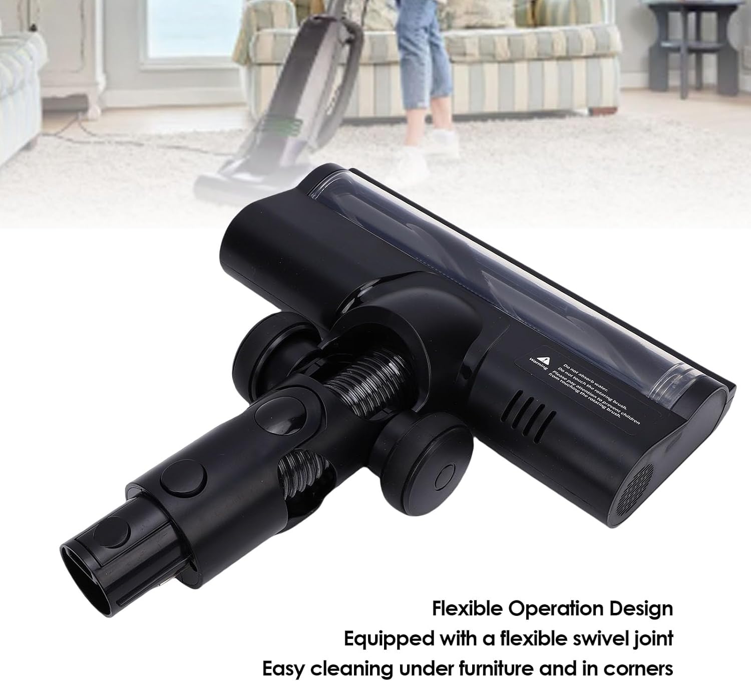 Pssopp Vacuum Brush Attachment Replacement, Effective Cleaning Vacuum Cleaner Carpet Soft Brush for s S10 S20 V6 V8 R10 R20 R30