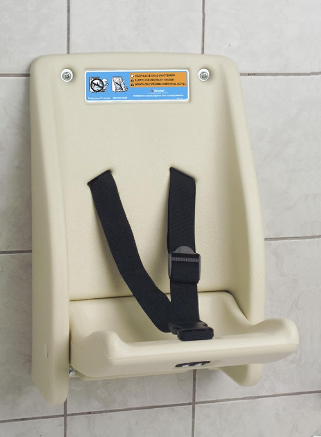 Koala Kare KB102-00 Wall Mounted Child Protection Seat, Cream