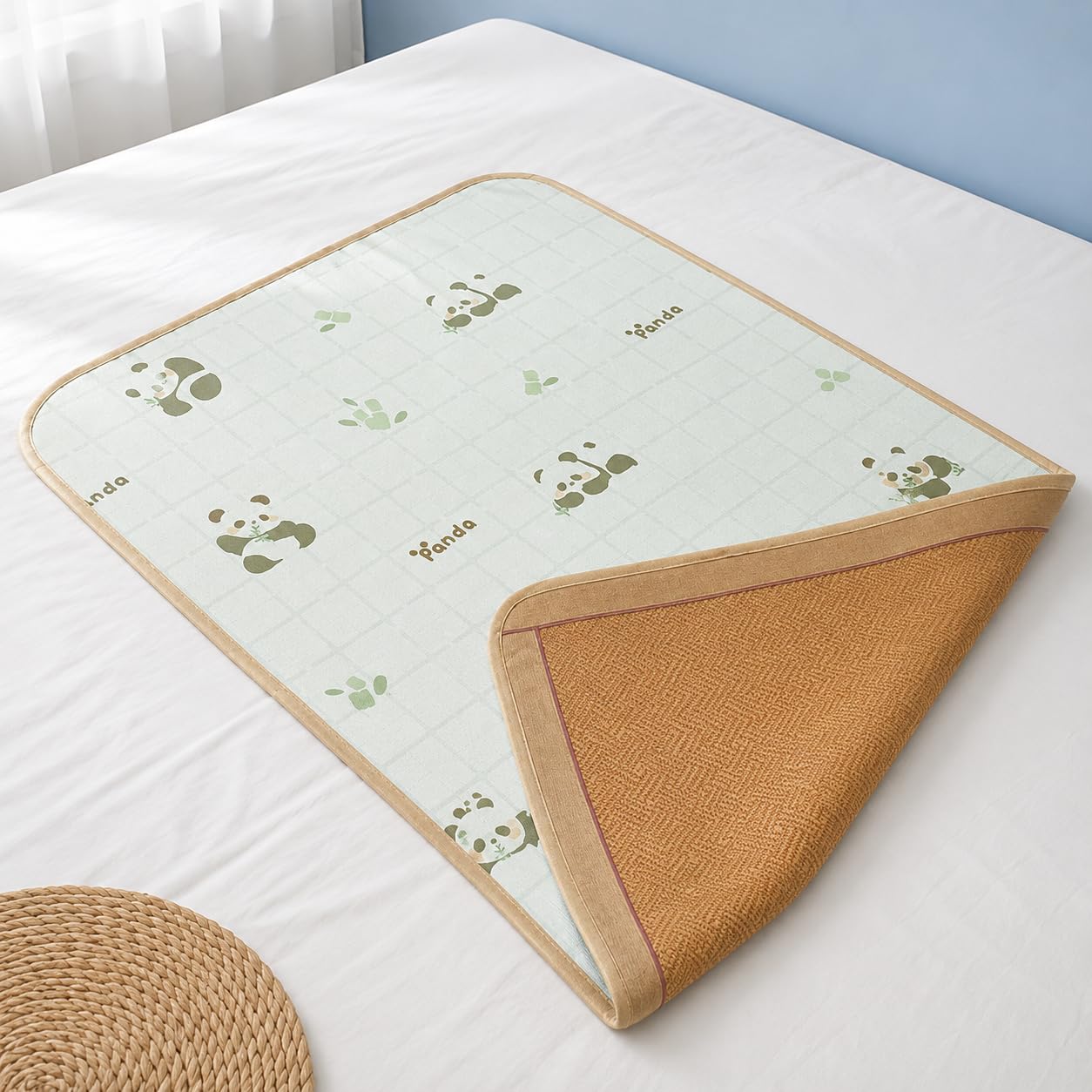 Tapis Rafraîchissant Bébé, Réversible Matelas Refroidissement Poussette