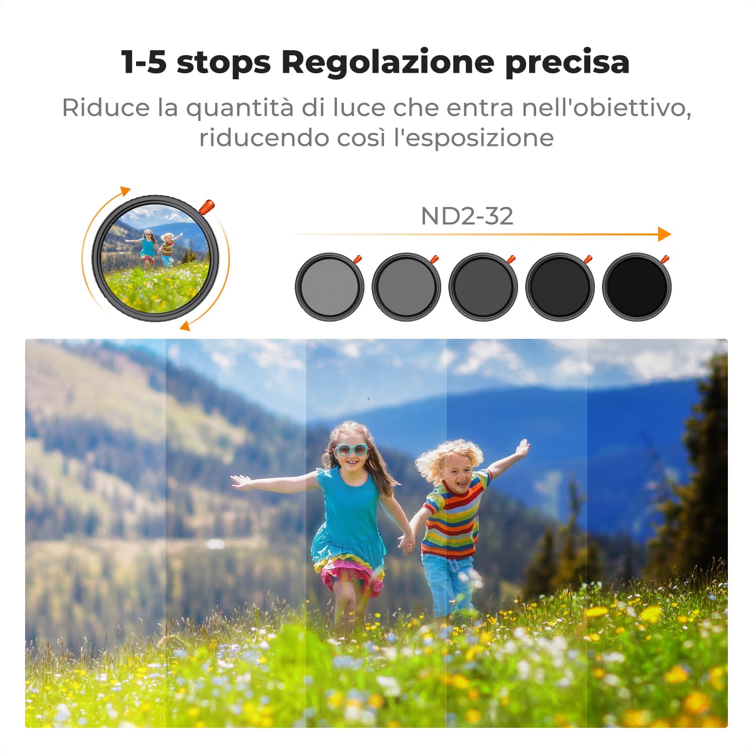 K&F CONCEPT 67mm Nano-Klear Filtro 3 In 1 Funzione CPL & Black Mist 1/4 & Variabile ND2-32 con 3 Panni di Pulizia per Obiettivo Fotocamera, Filtro in Vetro Ottico con 18 Strati Nano Rivestimento