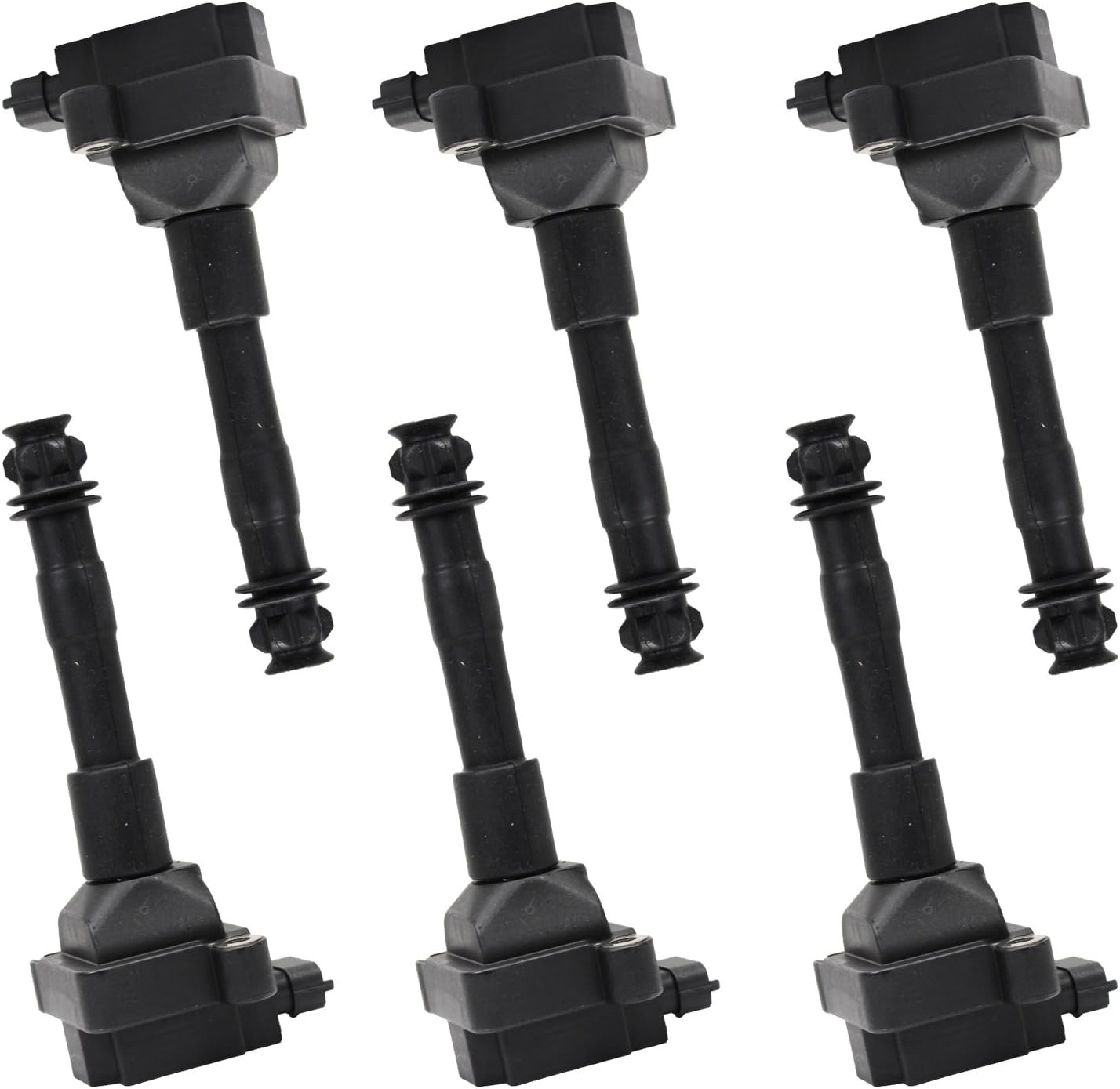 ENA Set of 6 Ignition Coil Pack Compatible with Porsche Boxster Cayman 911 2.7L 3.2L 3.4L 3.6L 3.8L H6 Replacement for C1360 UF544