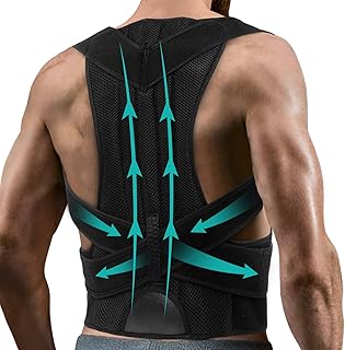 Back Brace Posture Corrector for Women and Men, Back Straightener Posture Corrector, Lumbar Support Shoulder Posture Support for Improve Posture Provide and Back Pain Relief(Large)