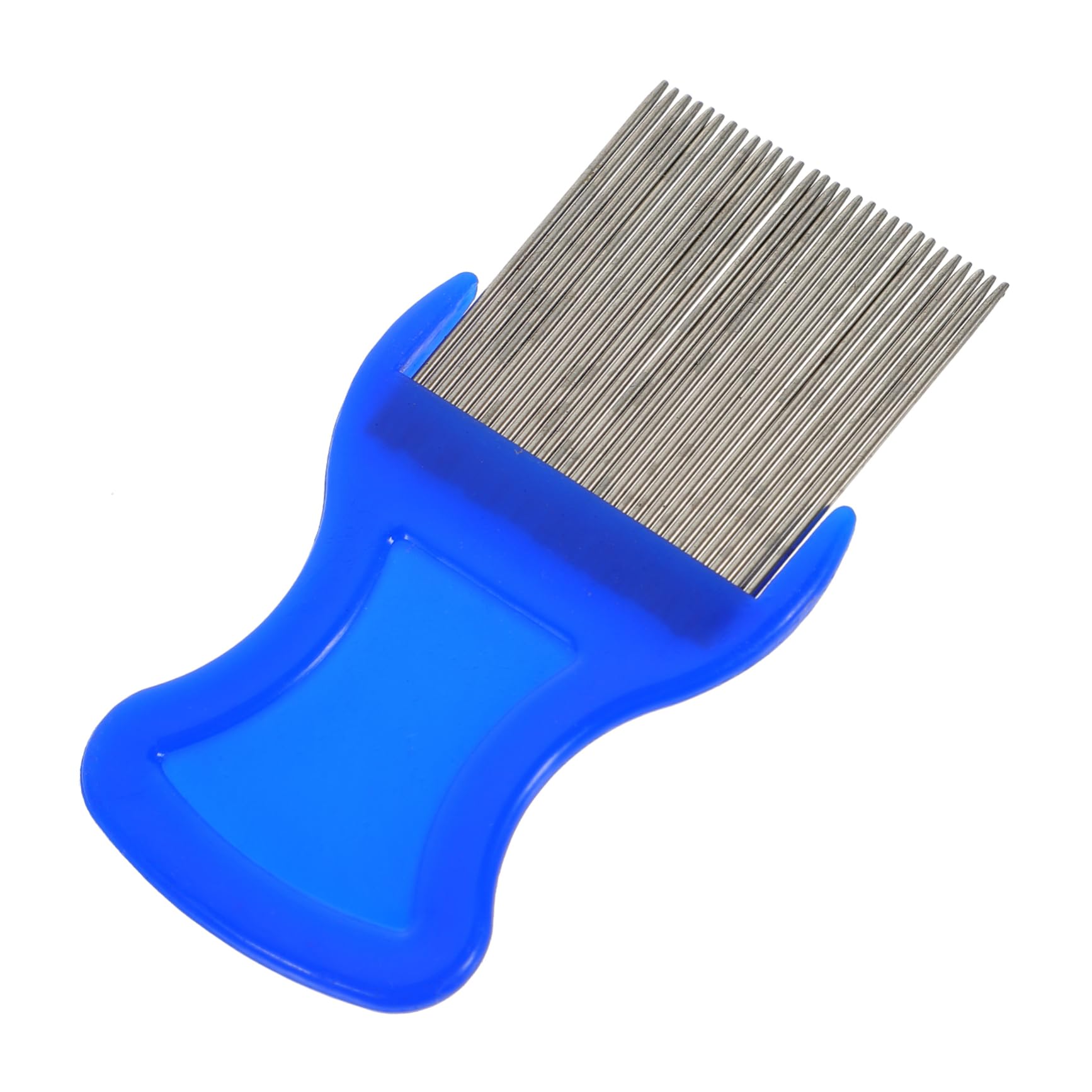 SUPVOX Efficient Pet Grooming Stainless Steel Comb Hair Egg Easy to Use for Dogs Cats Close Spacing Random Color