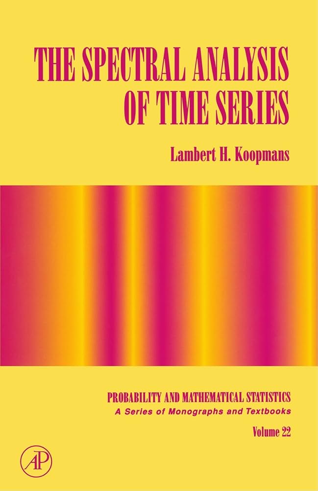 Amazon.com: The Spectral Analysis of Time Series