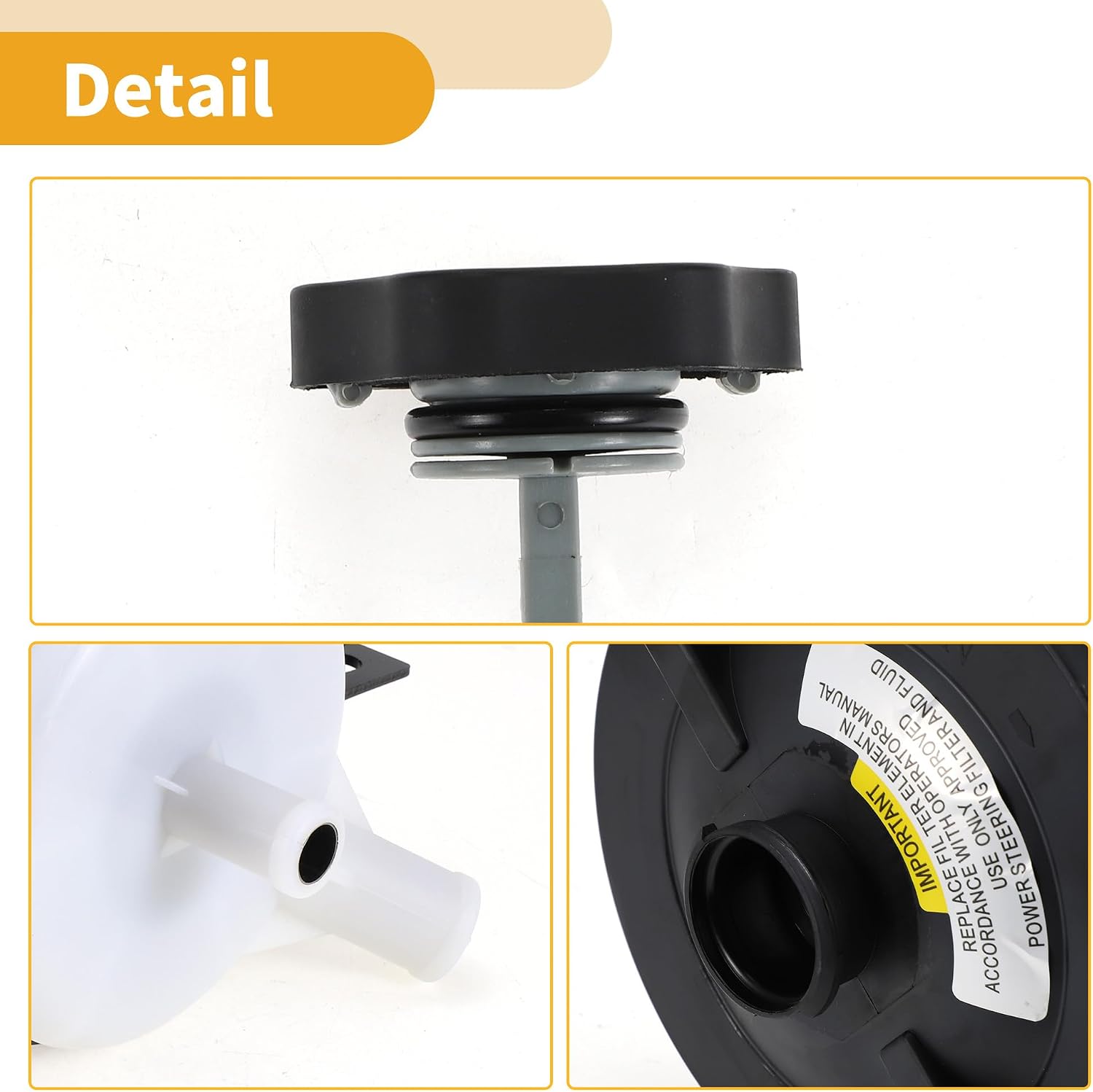 Power Steering Reservoir - Car Automotive Power Steering Tank - for International Harvester 4300 2014-2016 603-5106/3558153C93/3558153C94-1 Pc
