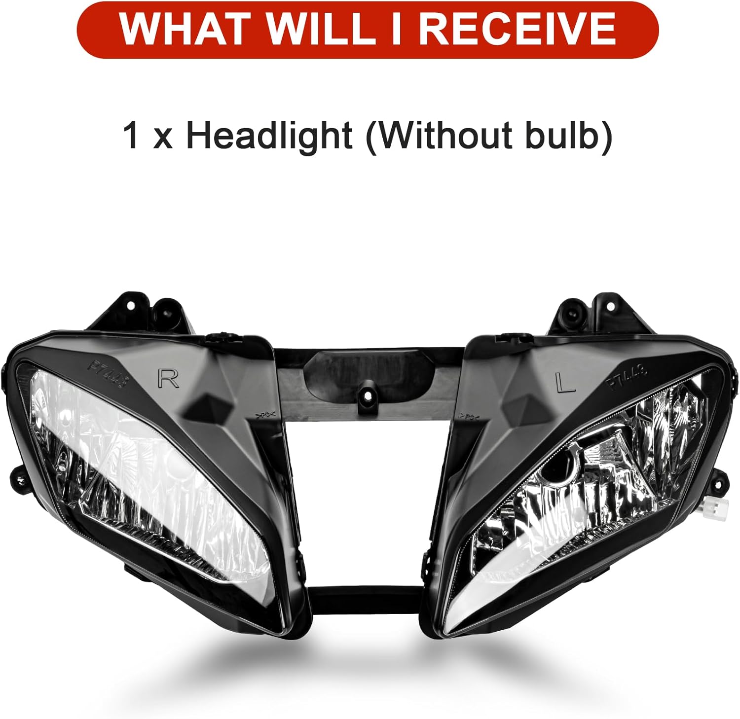 pslcustomerservice PSLER Motorcycle Front Headlight Head lamp light Assemblies for YZF R6 2008-2016 2008 2009 2010 2011 2012 2013 2014 2015 2016