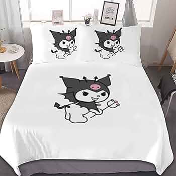 Amazon｜クロミ ちゃん 3ピース寝具セット 布団カバー 100％綿