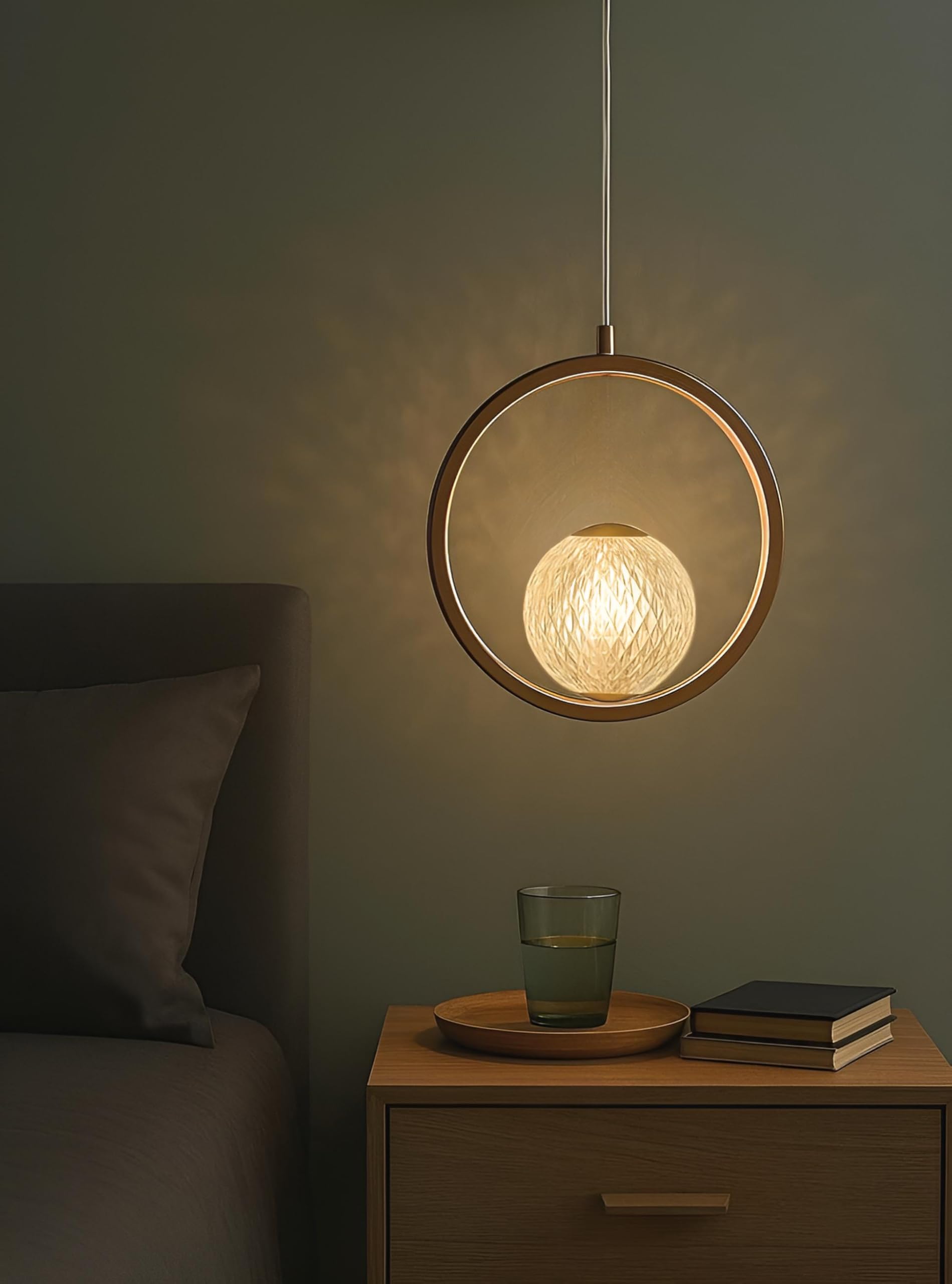 FILLISKA Colour Changing Pendant Light - FrenchGold -27
