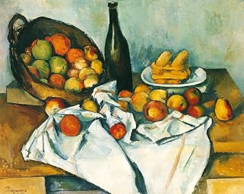 The Basket of Apples-Cezanne - Canvas OR FINE Print Wall Art