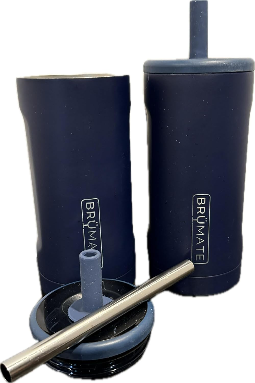 Brumate 12 oz. Straw Tumbler 2-Pack, Matte Navy