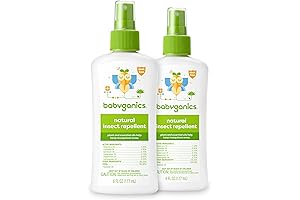 Babyganics 6-12 Month Infant Bug Spray (2-Pack) – Crafted with Plant and Essential Oils