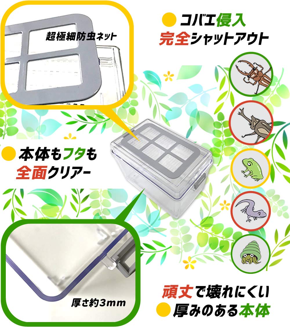 Amazon | ヤマイネ 【コバエをシャットアウト！】観察・飼育ケース B