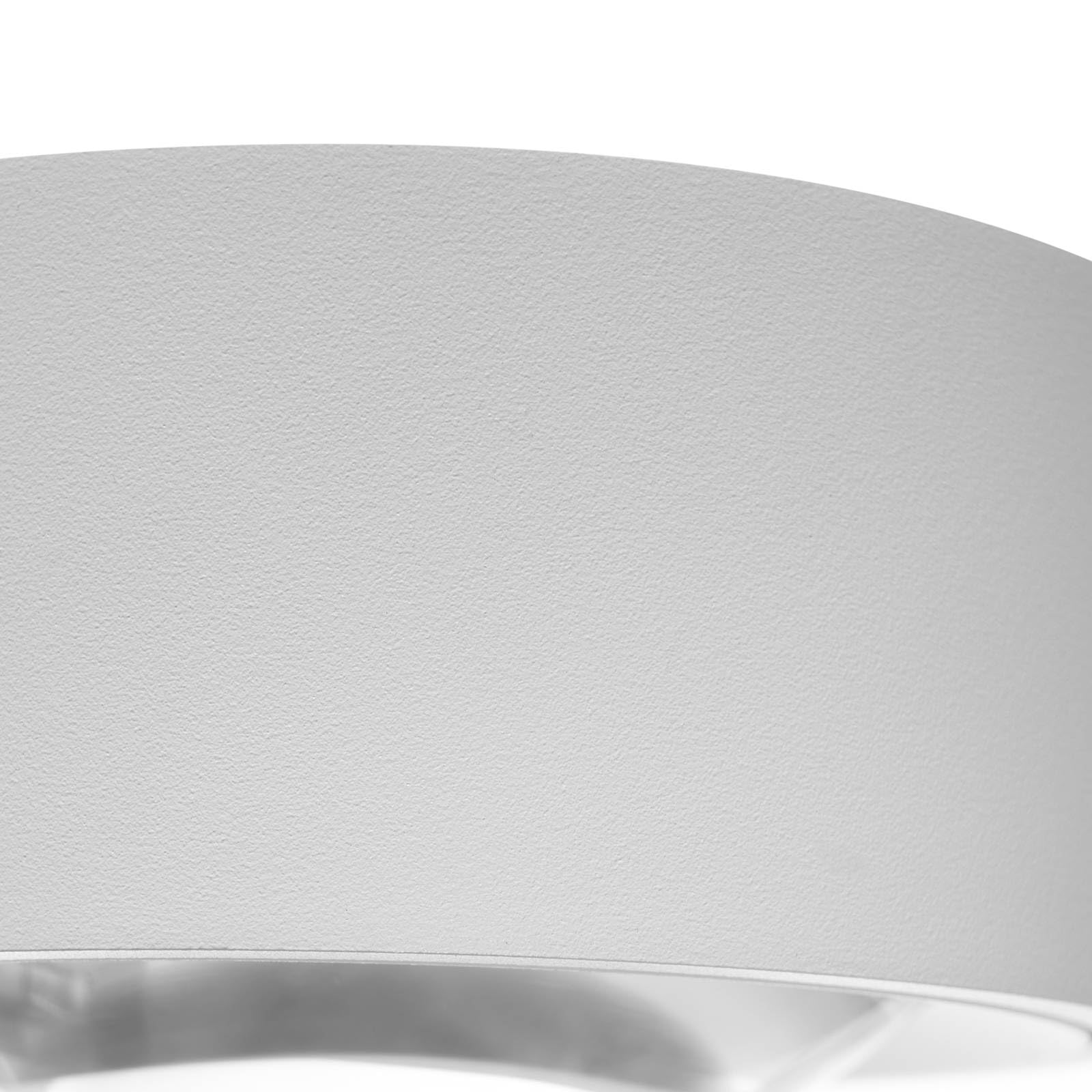 Arcchio LED Wandleuchte, Wandlampe Innen Rotari (Modern) in Weiß aus Aluminium (2 flammig) - Wandstrahler Wandbeleuchtung Schlafzimmer/Wohnzimmer Licht nach oben & unten Wohnzimmerleuchte