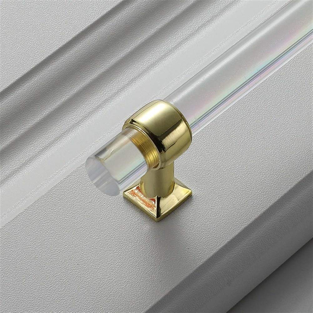 Poignées pour boutons noirs modernes et acrylique haut de gamme 160 mm