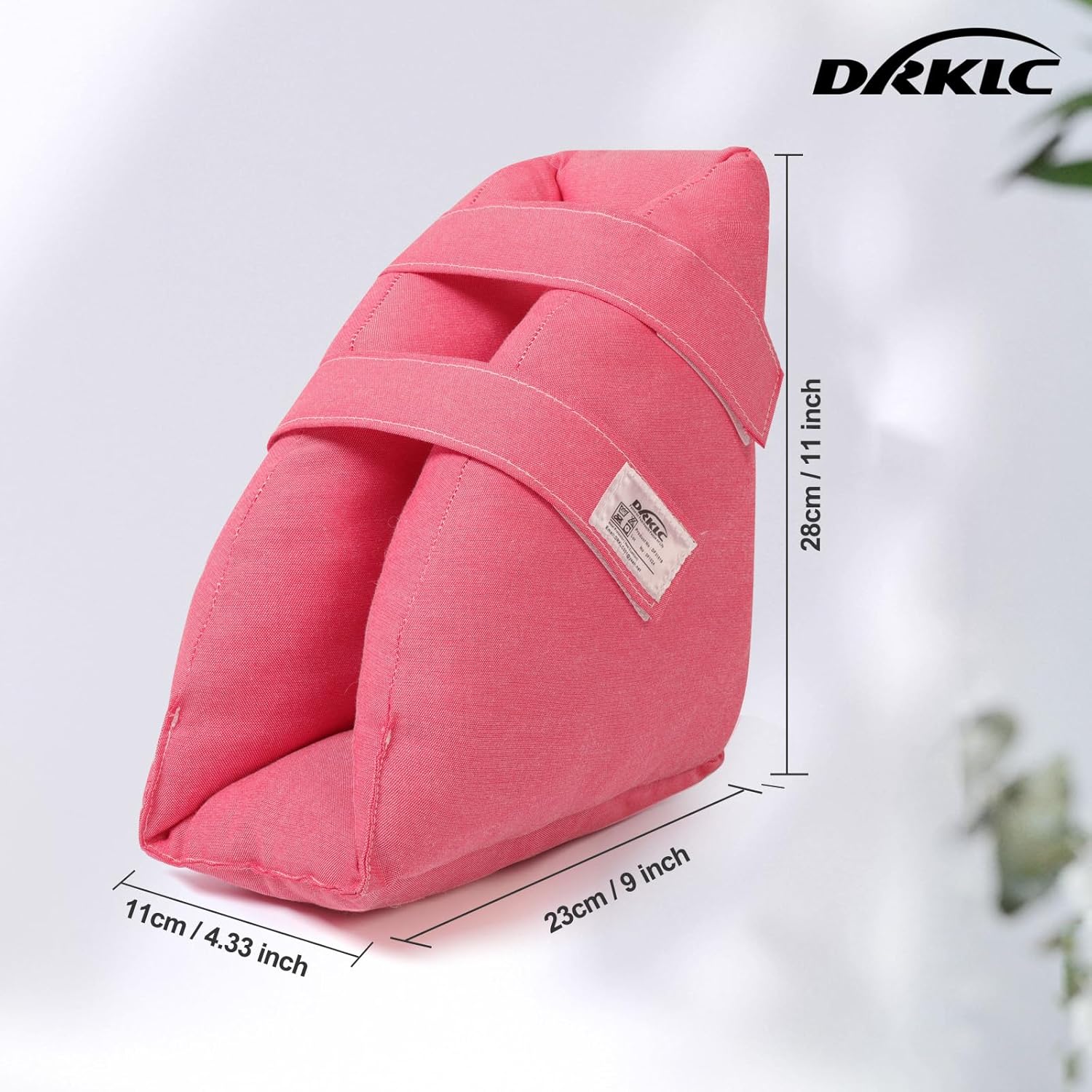 Heel Protectors Cushion for Pressure Sores,Adjustable Foot Support Boot Surgery Recovery Supplies for Elderly Bedridden Pressure Ulcer Cushion Ankle Pillow for Bed, Wheelchairs